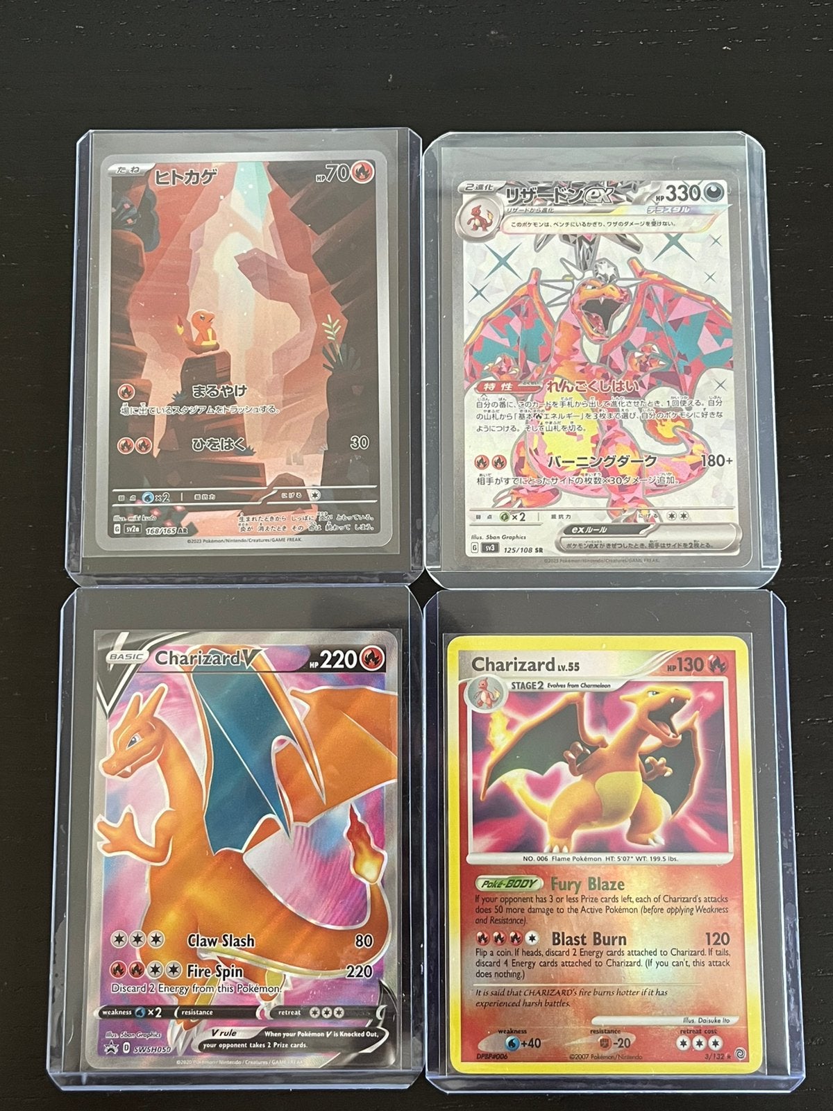 Pokémon Charizard Lot, Hobby en Vrije tijd, Ophalen of Verzenden, Zo goed als nieuw, Meerdere kaarten, Foil