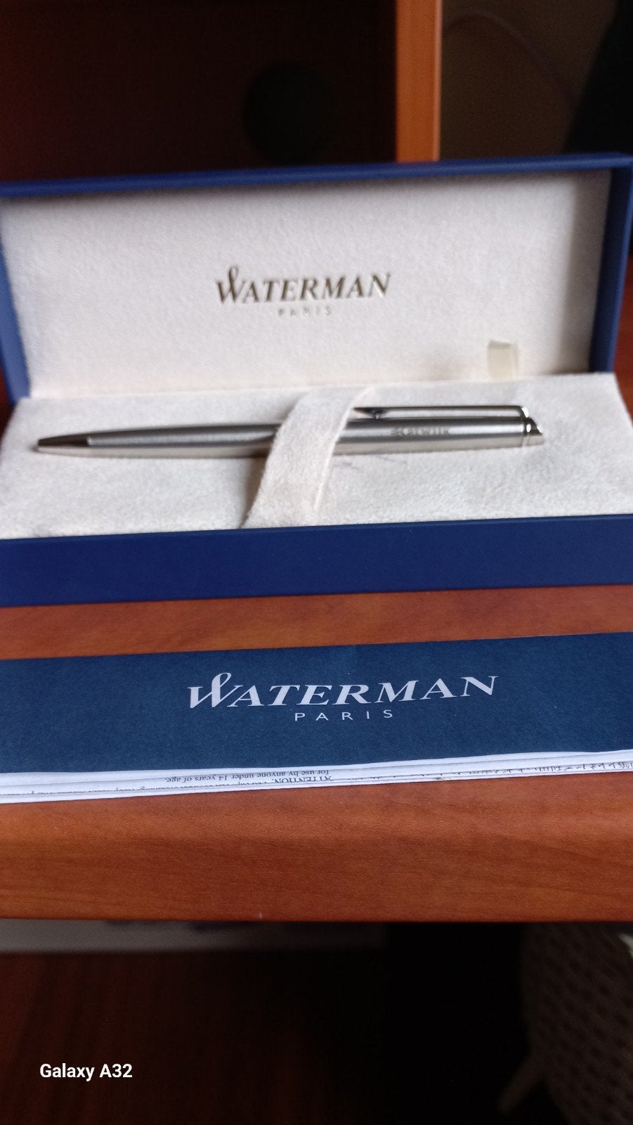 Waterman pen, zilverkleurig, Ophalen, Zo goed als nieuw, Balpen, Waterman