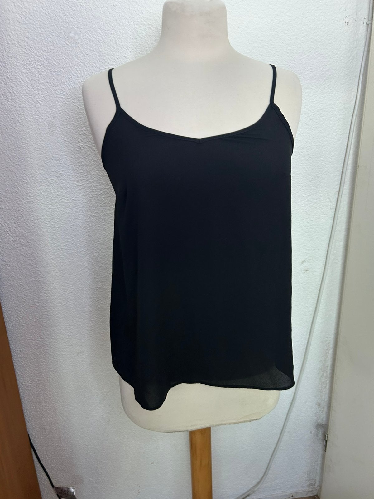 Dames spaghetti top | hemdje | Atmosphere | maat S/36, Kleding | Dames, Zwart, Ophalen of Verzenden, Zo goed als nieuw, Maat 36 (S)