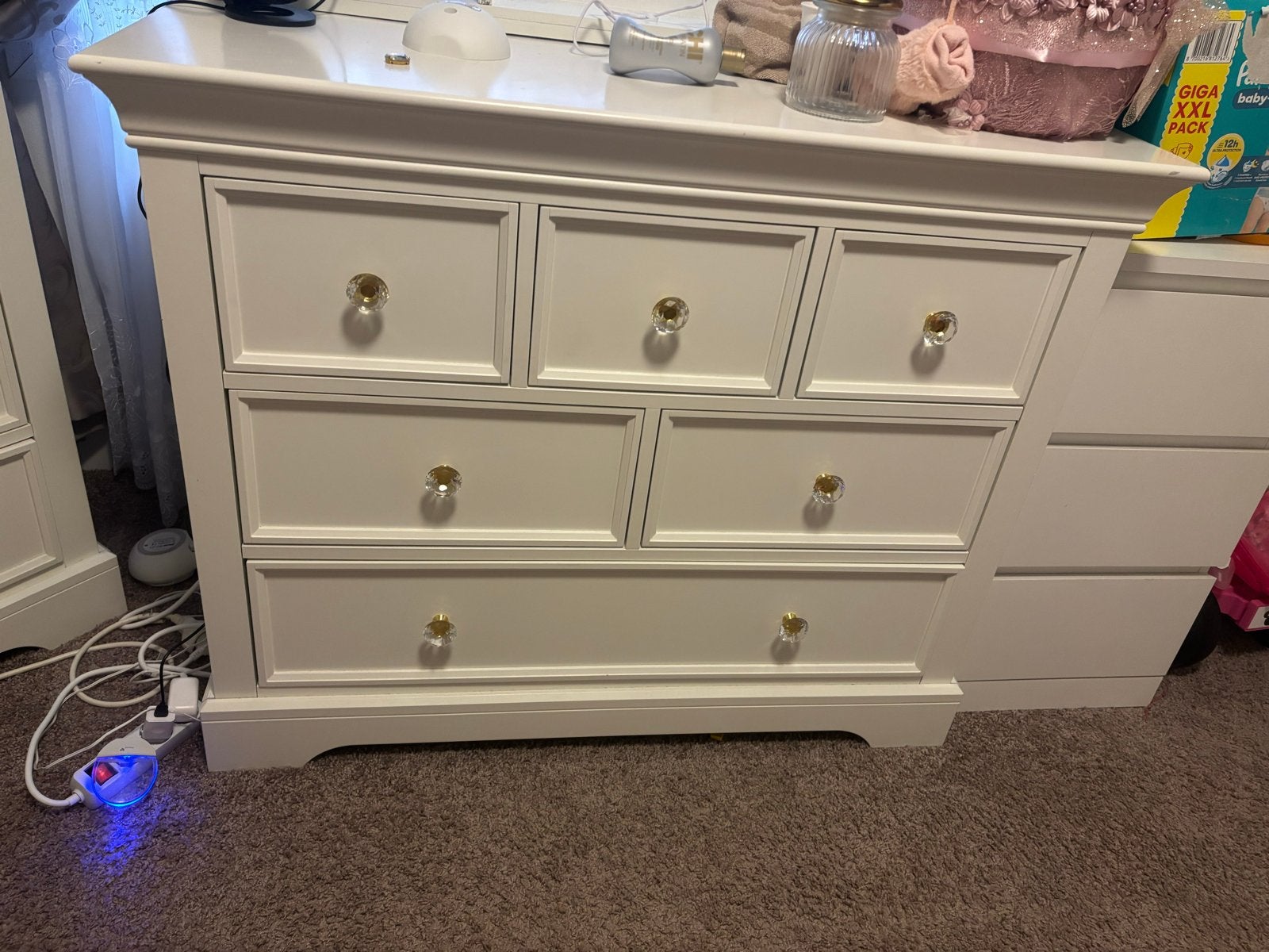 Kidsmill Chateau E4 Babykamer Set - Wit, Ophalen of Verzenden, Gebruikt, Jongetje of Meisje