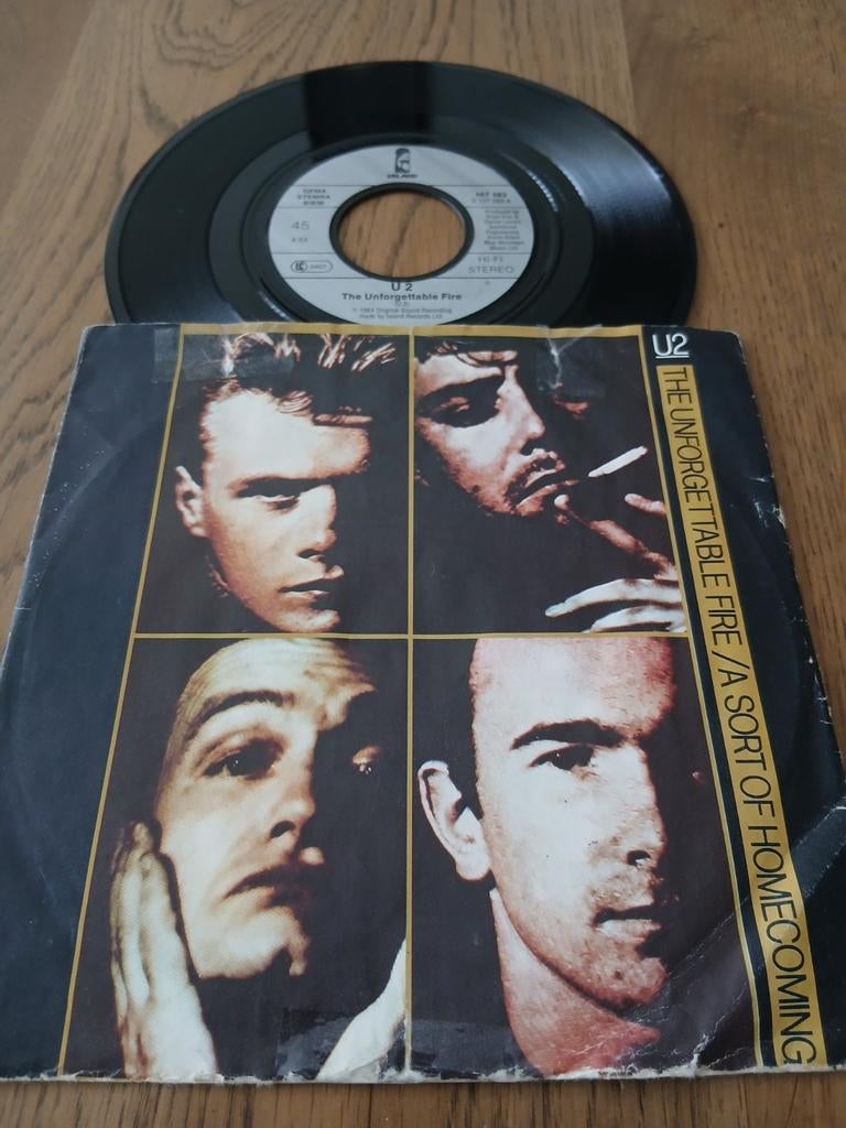 VINYL SINGLE       U2    1984, Overige formaten, 1980 - 1989, Ophalen of Verzenden, Zo goed als nieuw