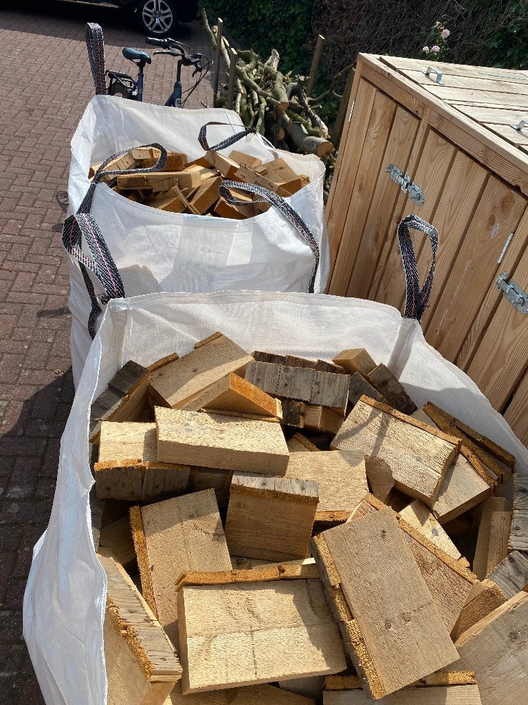 Brandhout | haardhout | openhaardhout | vuurkorf hout, Tuin en Terras, 3 tot 6 m³, Ophalen
