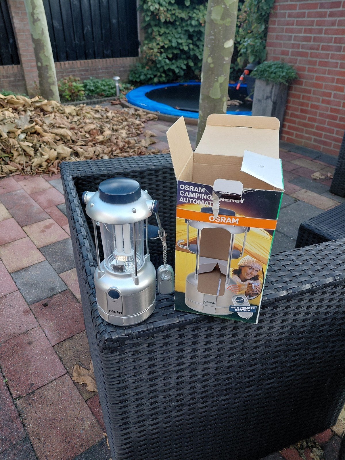 OSRAM Campinglantaarn met afstandsbediening, Caravans en Kamperen, Ophalen of Verzenden, Zo goed als nieuw, Batterij