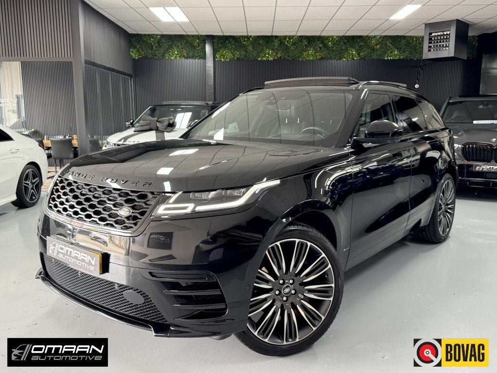 Land Rover Range Rover Velar P300 R-Dynamic HSE Vol Opties, Auto's, Dealer onderhouden, Gebruikt, 4 cilinders, Zwart