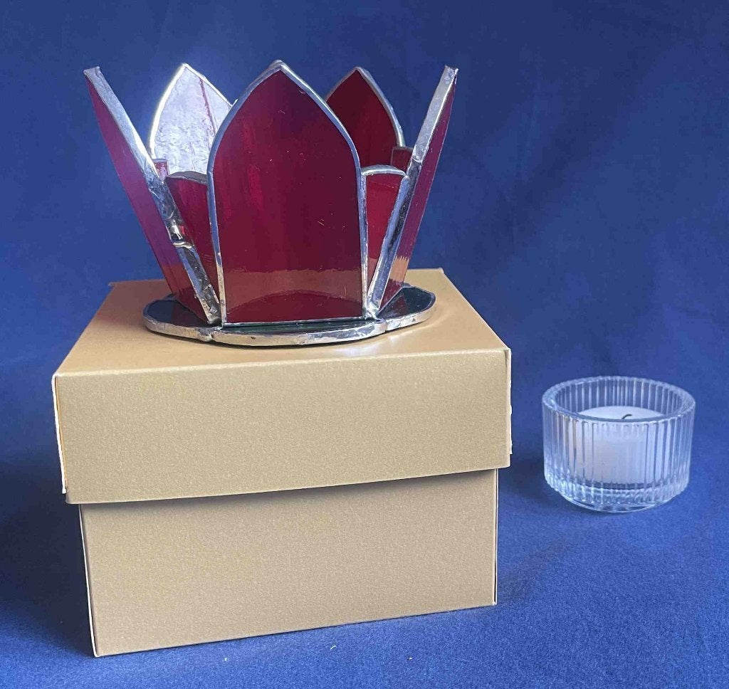 Kerstlichtje kerstkado waxinelicht, Ophalen of Verzenden