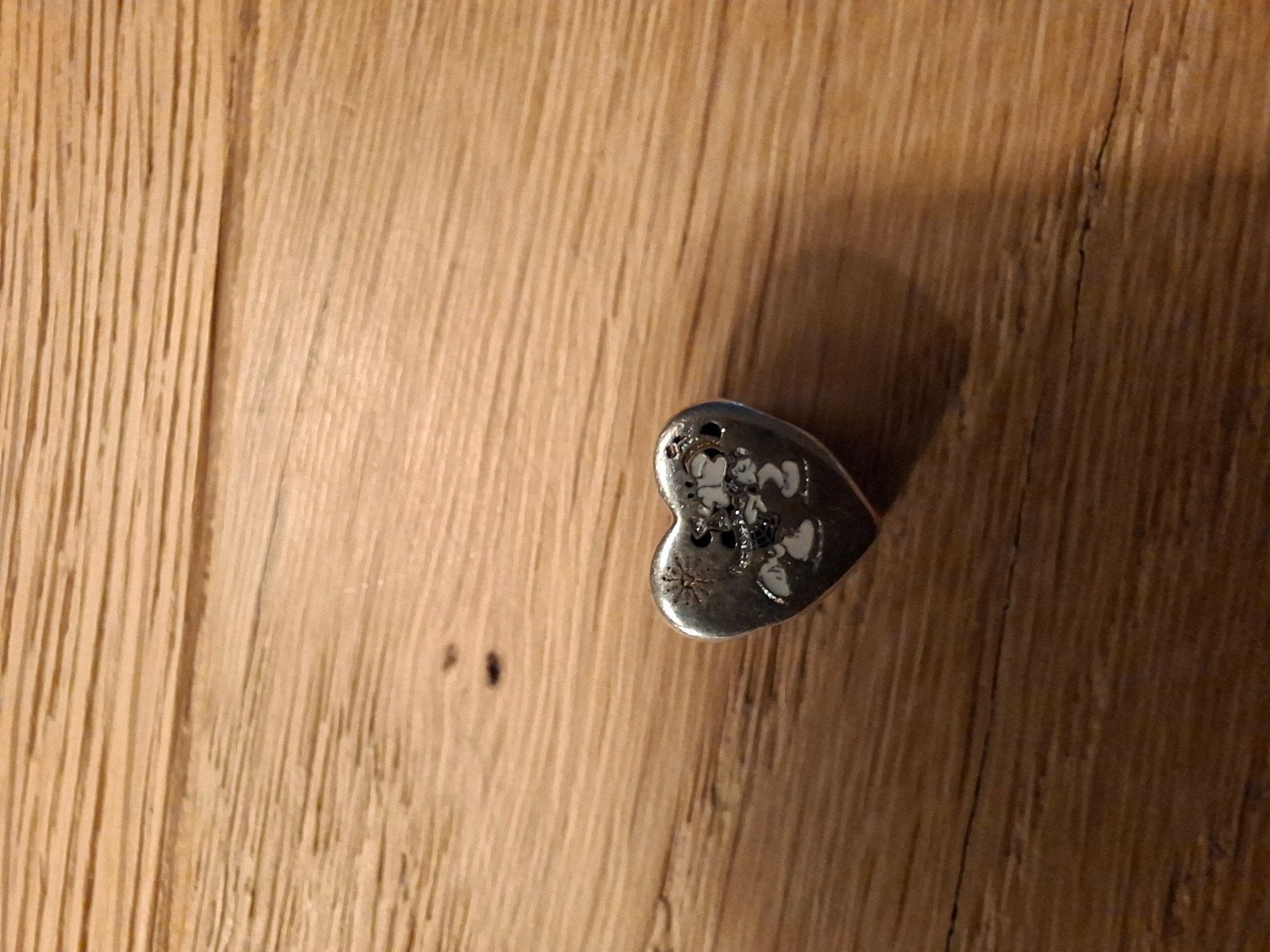 Pandora Disney schaatsen Mickey en Minnie, Ophalen of Verzenden, Zo goed als nieuw, Dame, Zilver