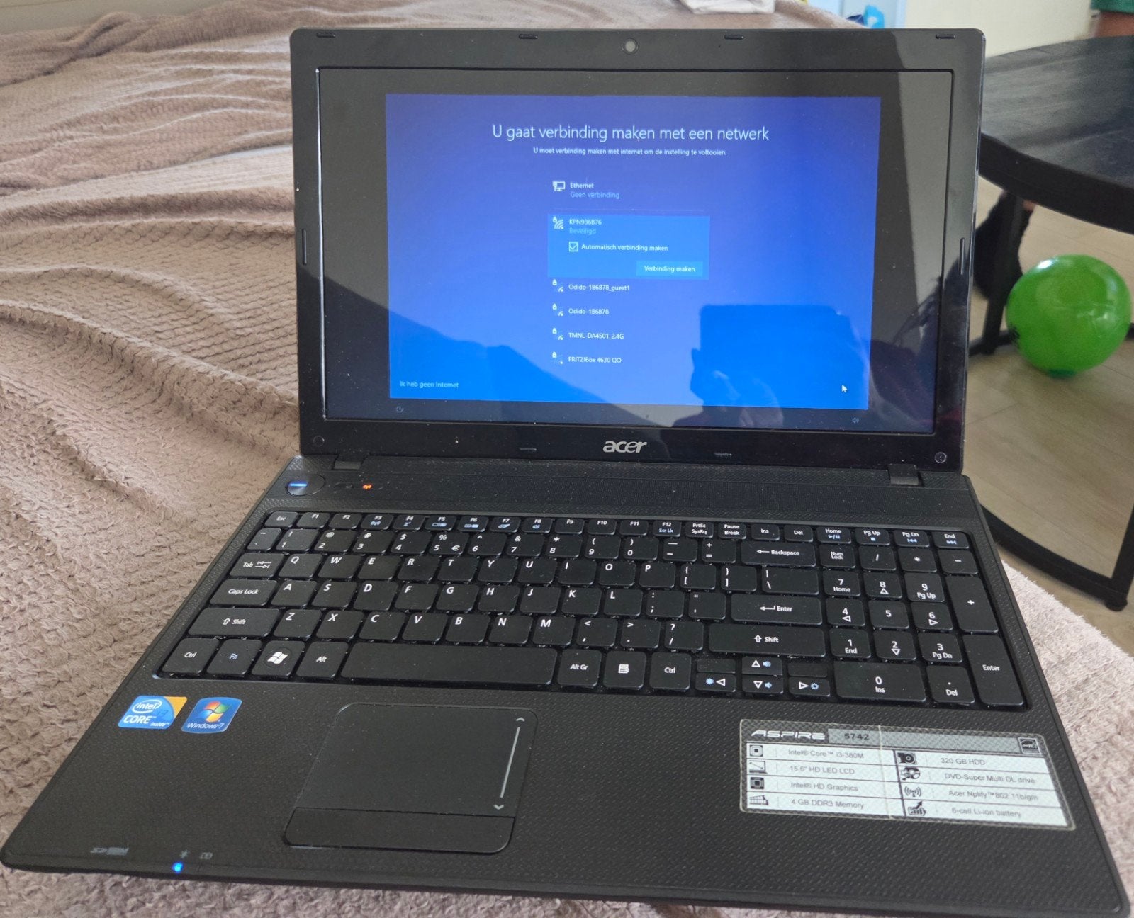 Acer Aspire 5742 Laptop - Perfect voor dagelijks gebruik, Computers en Software, Gebruikt, HDD, 2 tot 3 Ghz, Ophalen of Verzenden