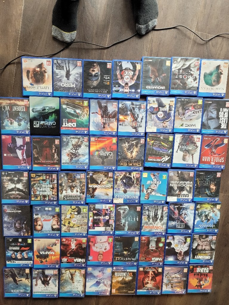 Ps4 met VR en 55 games, Spelcomputers en Games, Ophalen, Gebruikt, Overige genres, Vanaf 3 jaar