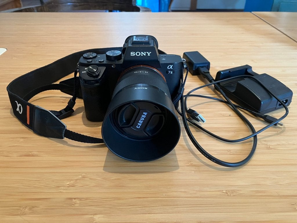 Sony A7 II + Sony FE 50mm f/1.8 koop of ruil tegen RX100 V, Ophalen, Gebruikt, Beeldstabilisatie, 24 megapixels