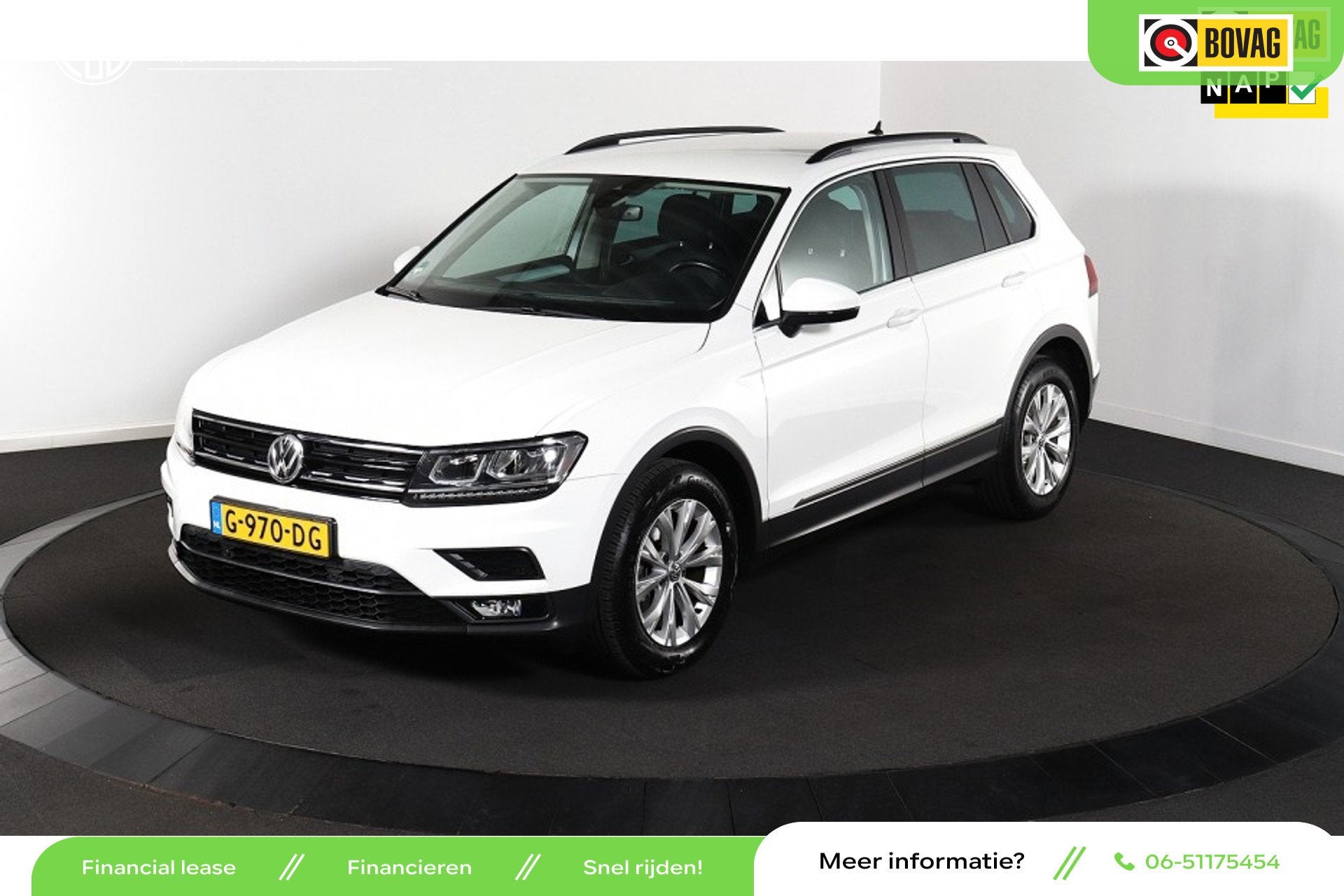 Volkswagen Tiguan 1.5 TSI Comfortline - Navi - Parkeerhulp -, Voorwielaandrijving, Dealer onderhouden, Stof, 4 cilinders
