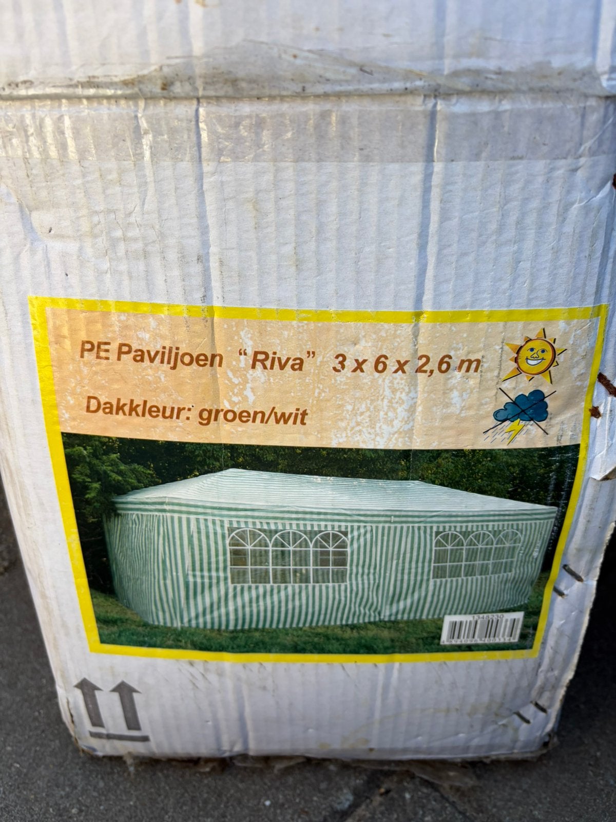 Partytent 3x6x2,60, Ophalen, Opvouwbaar, Minder dan 4 meter, 2 meter of meer