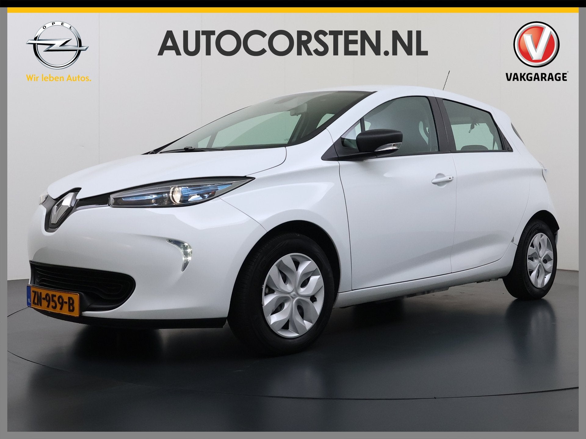 Renault ZOE R90 Life 41kWh Eigen Accu Apple Carplay Android, Auto's, Dealer onderhouden, Gebruikt, Zwart, 41 kWh