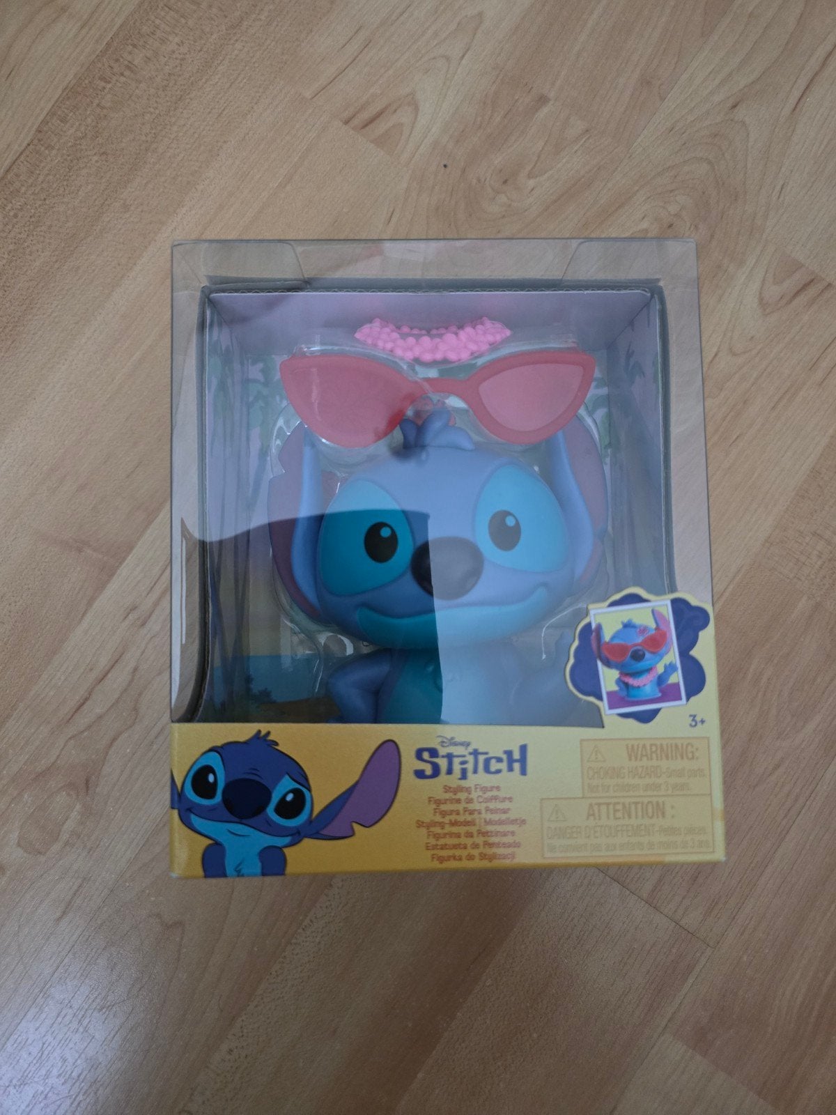 Disney Stitch Figuur met Zonnebril en Bloemenkrans, Ophalen of Verzenden, Nieuw