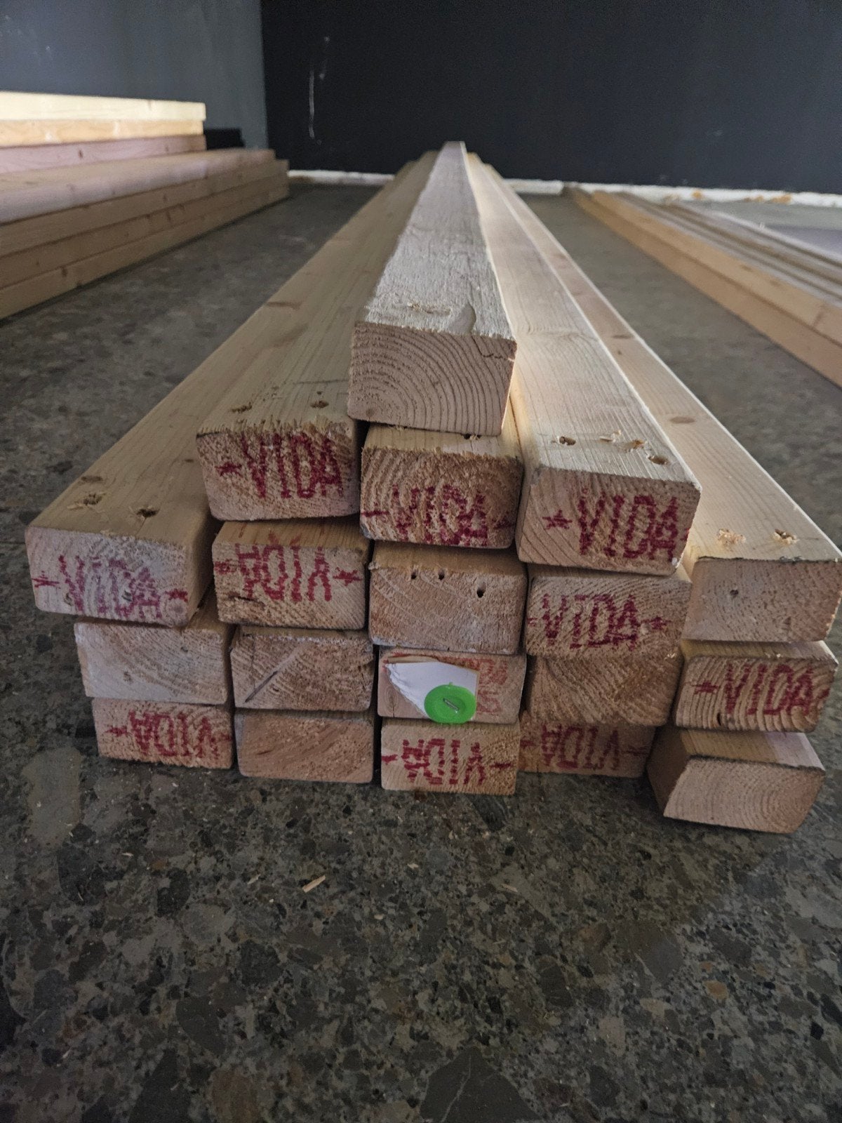 19 vuren 44x69x3600mm, Doe-het-zelf en Verbouw, Hout en Planken, Ophalen, Gebruikt, Balk, Vuren