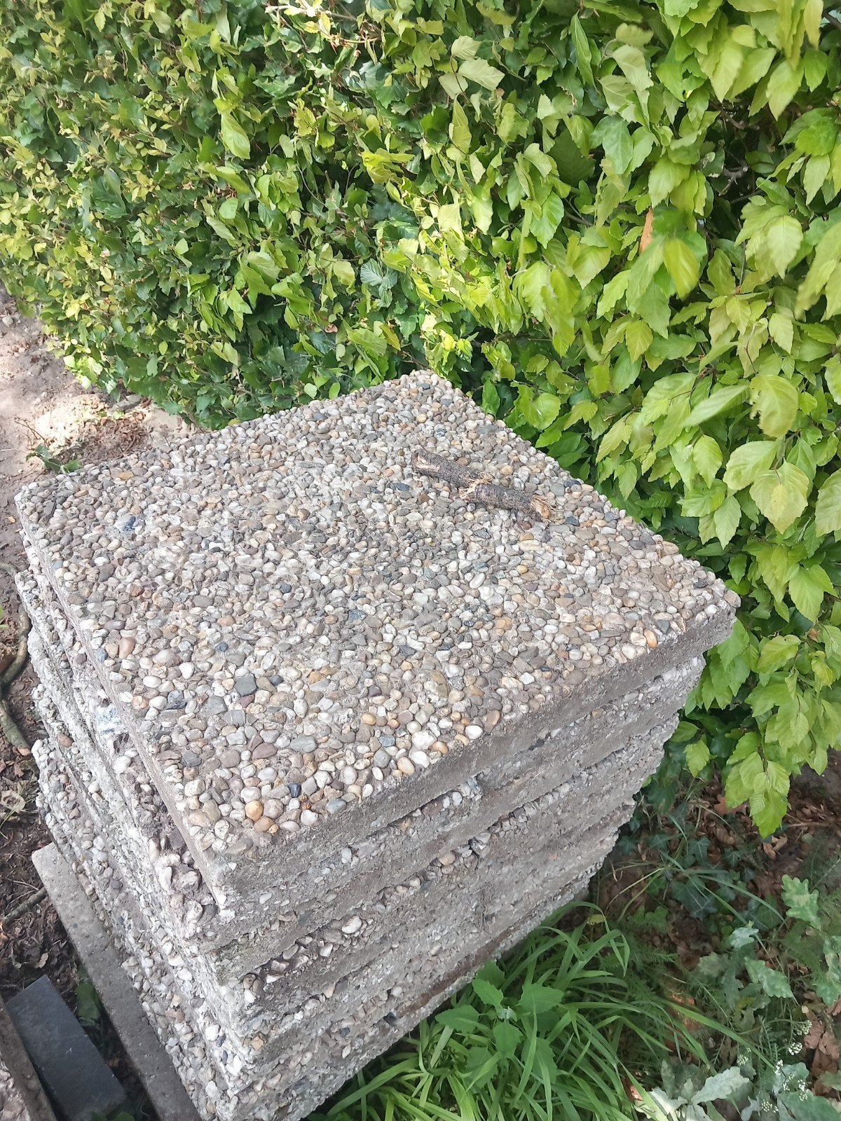 Grindtegels (15x 50x50 cm, 3x 50x40 cm), Tuin en Terras, Ophalen, Gebruikt, 5 tot 10 m², Grind