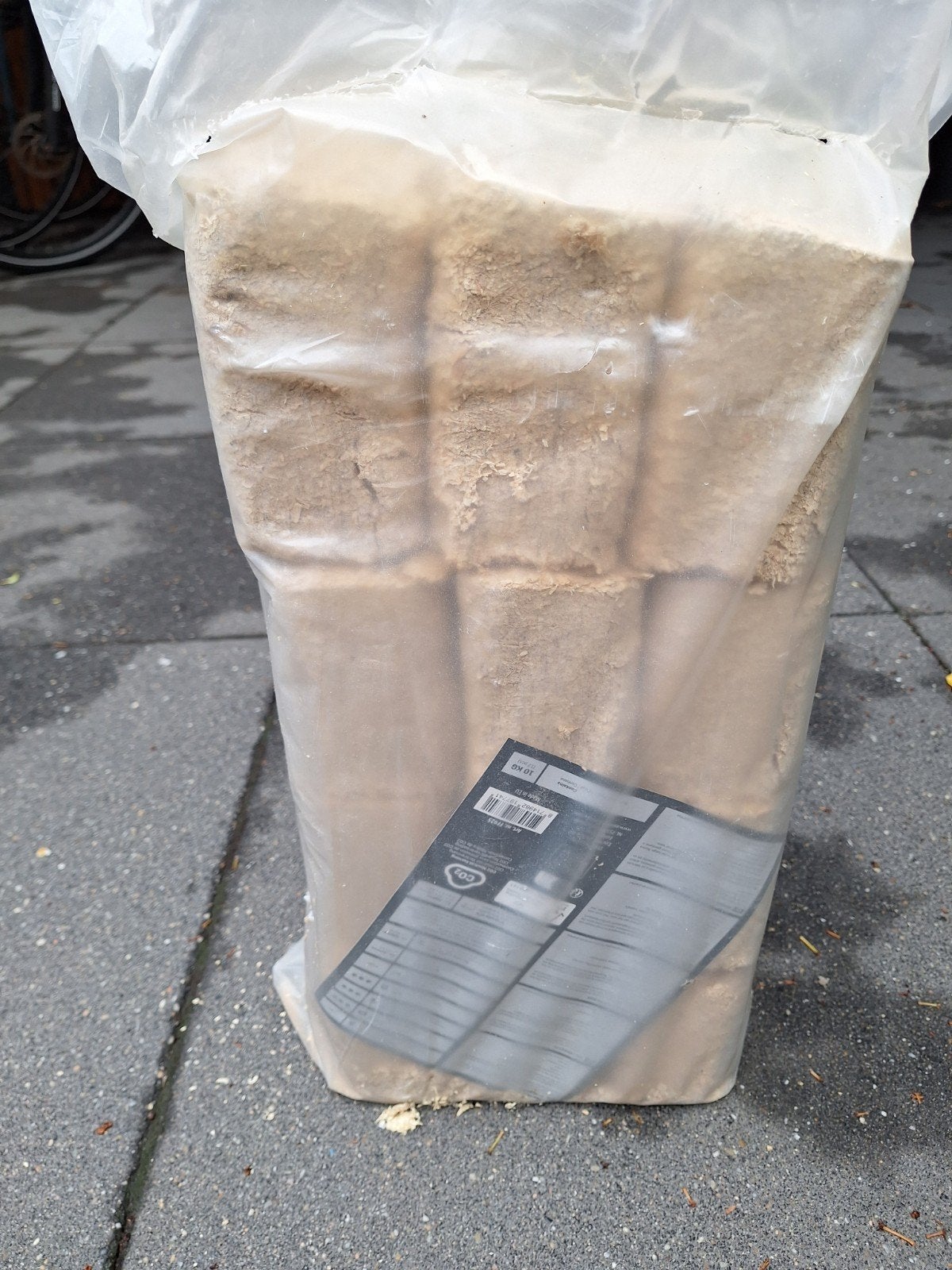 Houtbriketten van geperst zaagsel, Minder dan 3 m³, Ophalen of Verzenden, Overige houtsoorten, Blokken