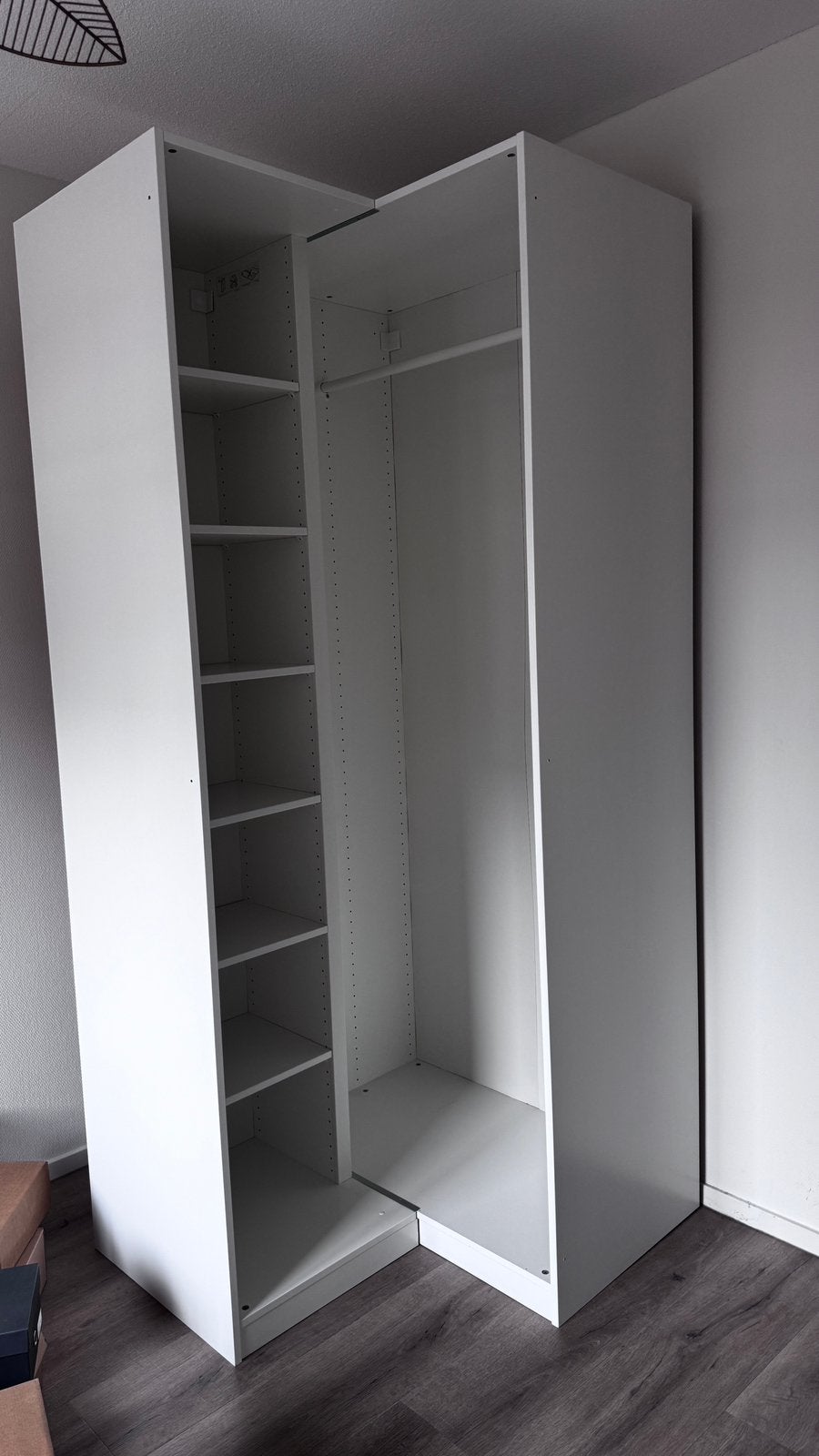 Ikea PAX kledingkast wit, Ophalen, 200 cm of meer, 50 tot 100 cm, Zo goed als nieuw