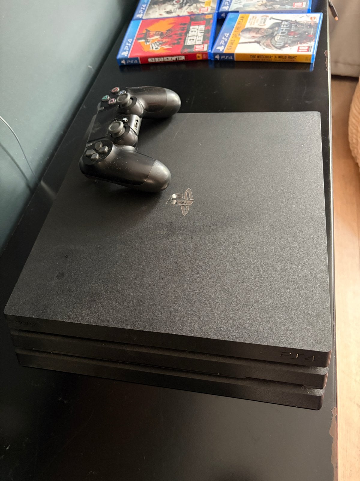 PlayStation 4 Pro 1TB met 10 games en controller, Ophalen, 1 TB, Met 1 controller, Pro