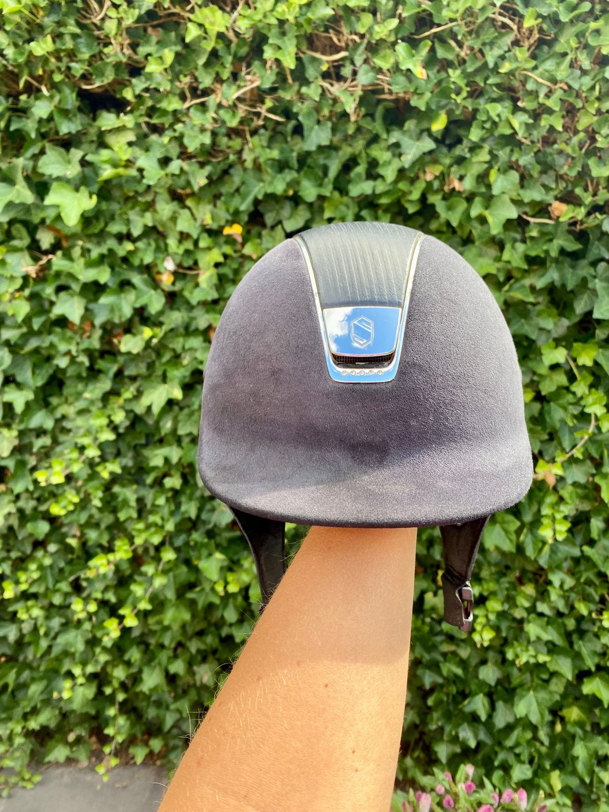 Samshield cap 1.0 blauw maat S, Blauw, Gebruikt, Dressuur, Ophalen of Verzenden
