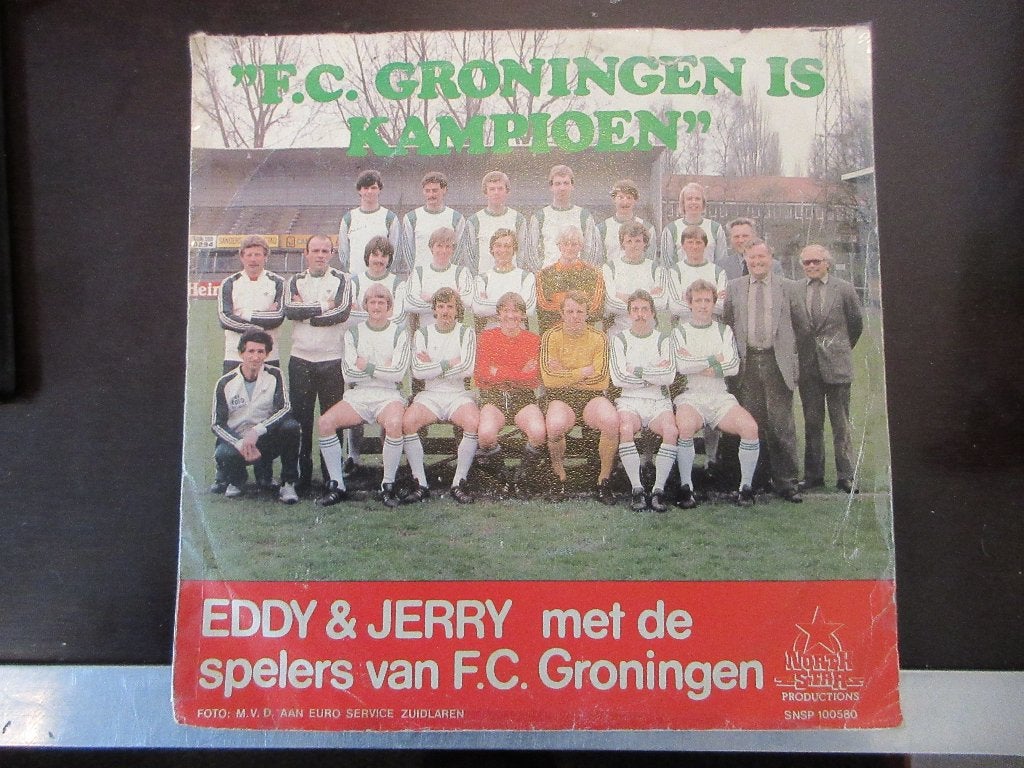 single FC Groningen is kampioen, 7 inch, Ophalen of Verzenden, Overige typen, Nederlandstalig