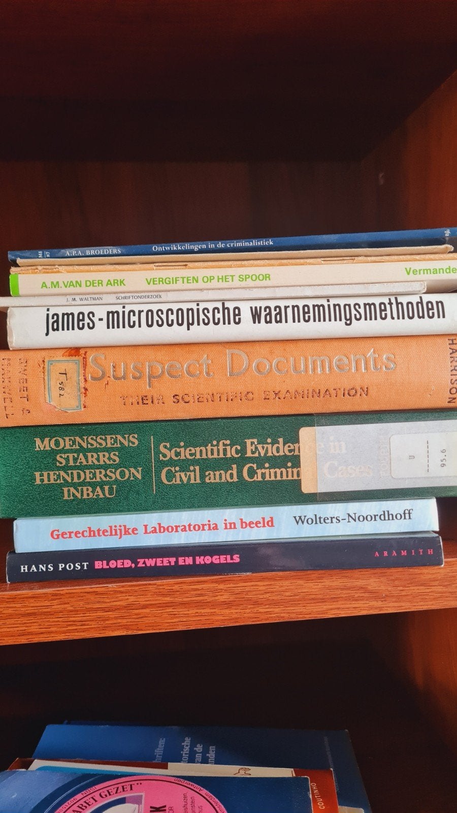 Pakket forensische boeken: criminologie, bewijs, onderzoek, Boeken, Gelezen, Diverse auteurs, Gamma, HBO