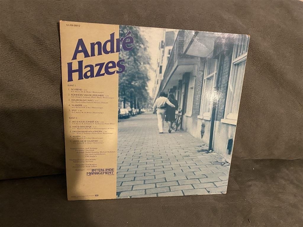 Andre Hazes \'n vriend / het is koud zonder jou [801], Verzenden, Zo goed als nieuw, 12 inch, Levenslied of Smartlap