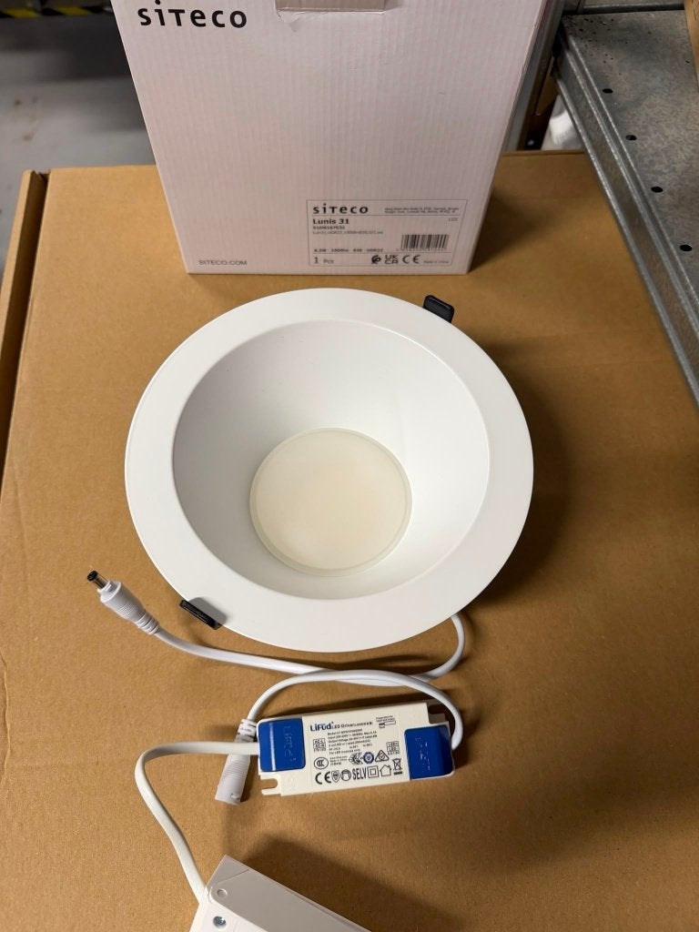 LED inbouwspots Siteco 3000K NIEUW, Ophalen, Nieuw, LED, Inbouwspot