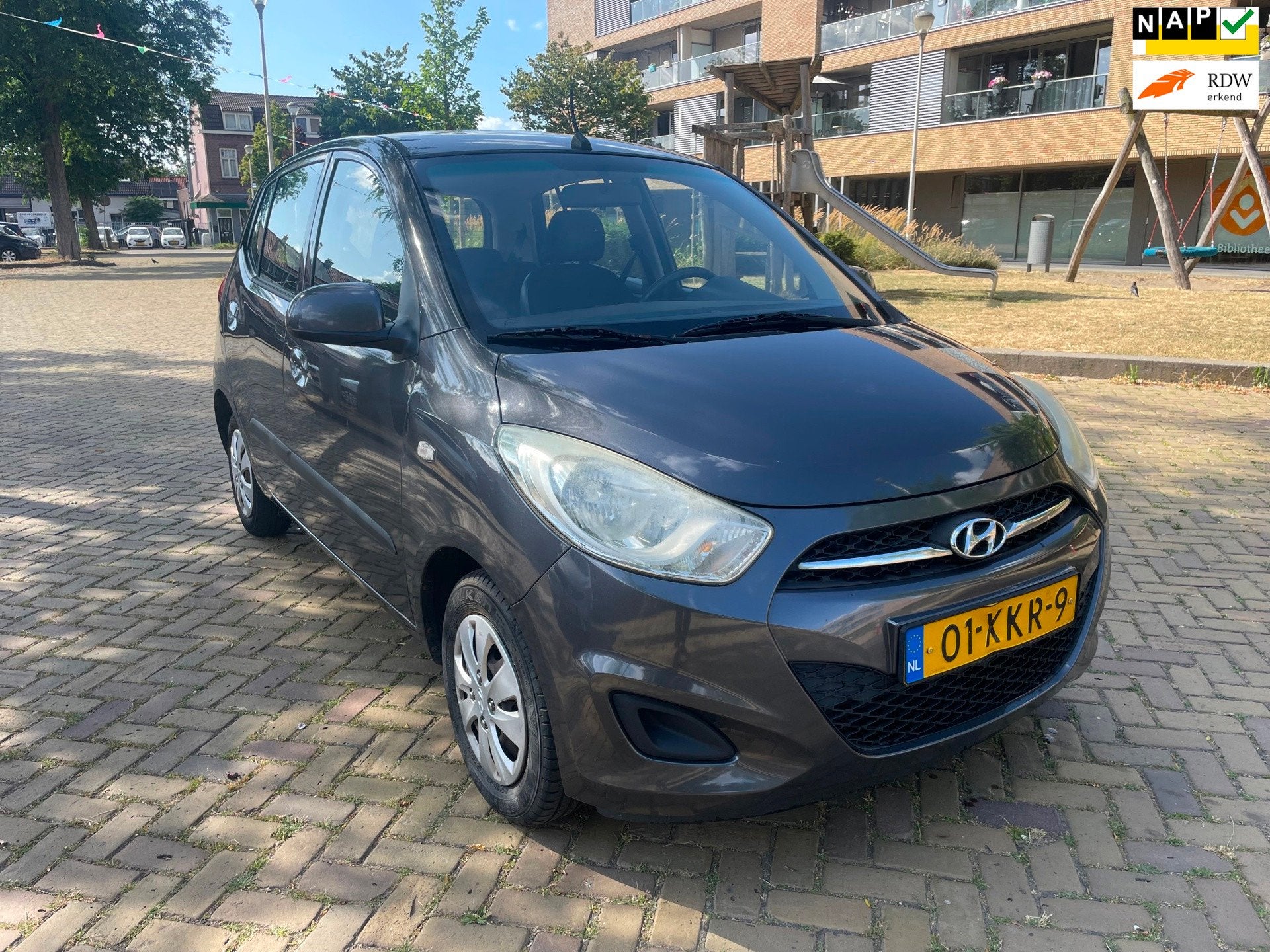 Hyundai I10 1.1 i-Drive Cool, 5drs, Airco, Elektr ramen, Rad, Euro 5, Stof, Gebruikt, 4 cilinders
