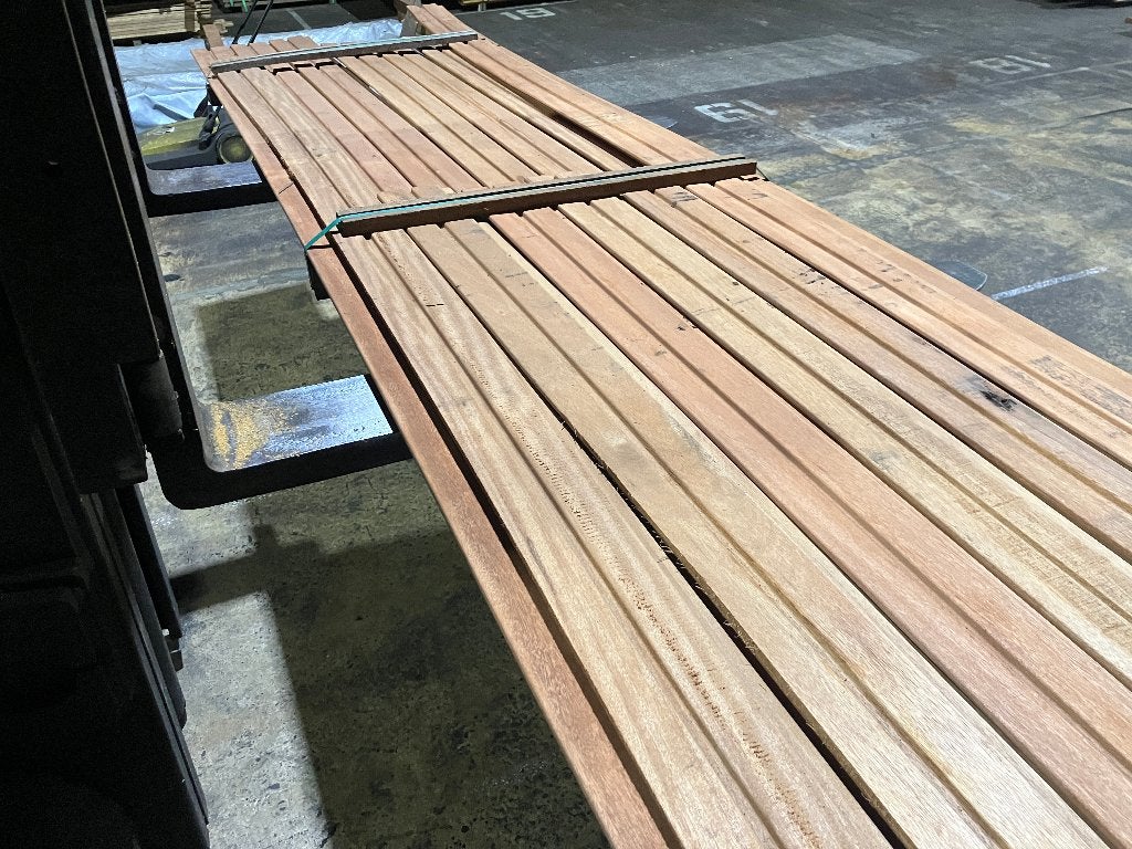 Planken-rabat-channelsiding-Hardhout/Louro Gamela-21x125mm, Ophalen, Overige typen, Nieuw, Hardhout