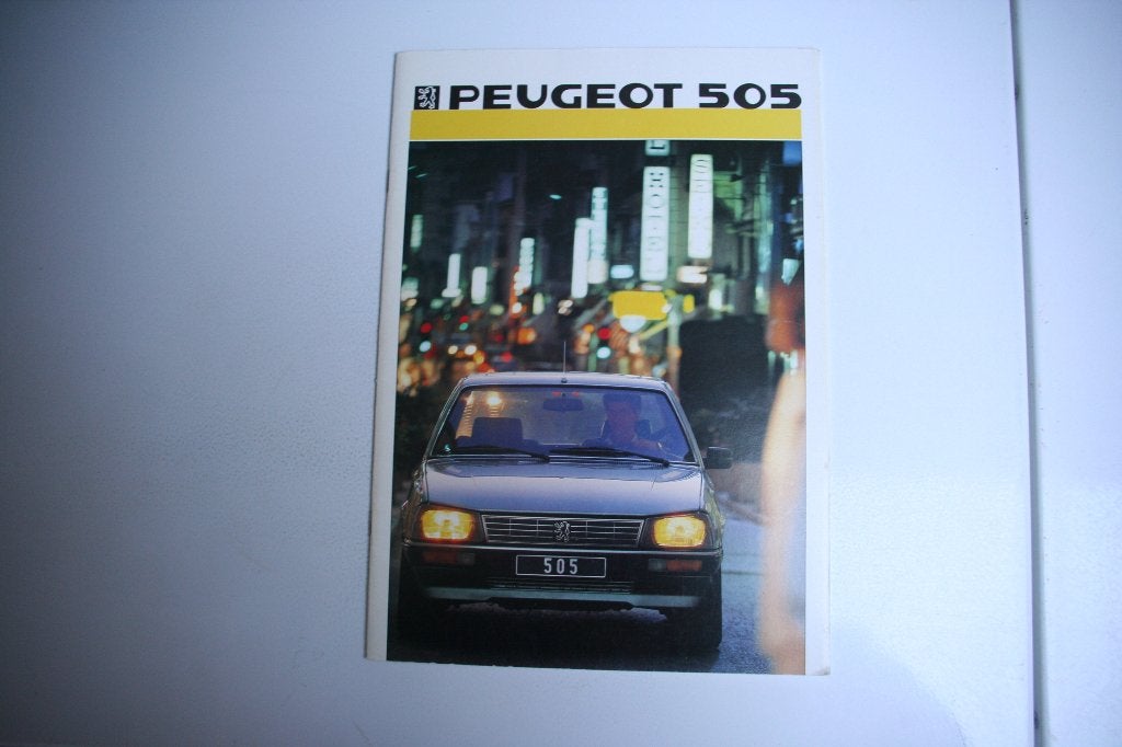 Folder Peugeot 505 (1986) (72), Ophalen of Verzenden, Nieuw, Peugeot