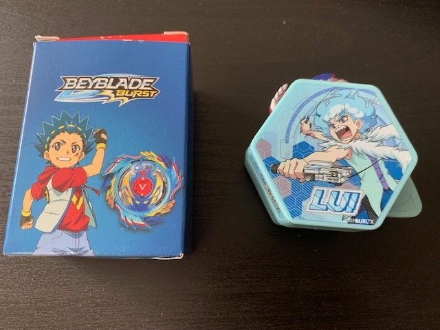 McDonalds Beyblade burst lichtblauw. Nieuw, Ophalen of Verzenden, Nieuw
