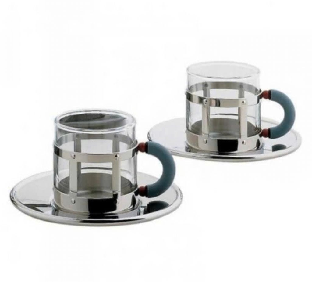 Alessi koffiekopjes Michael Graves 6 stuks, Huis en Inrichting, Overige merken, Ophalen of Verzenden, Modern, Kop(pen) en/of Schotel(s)
