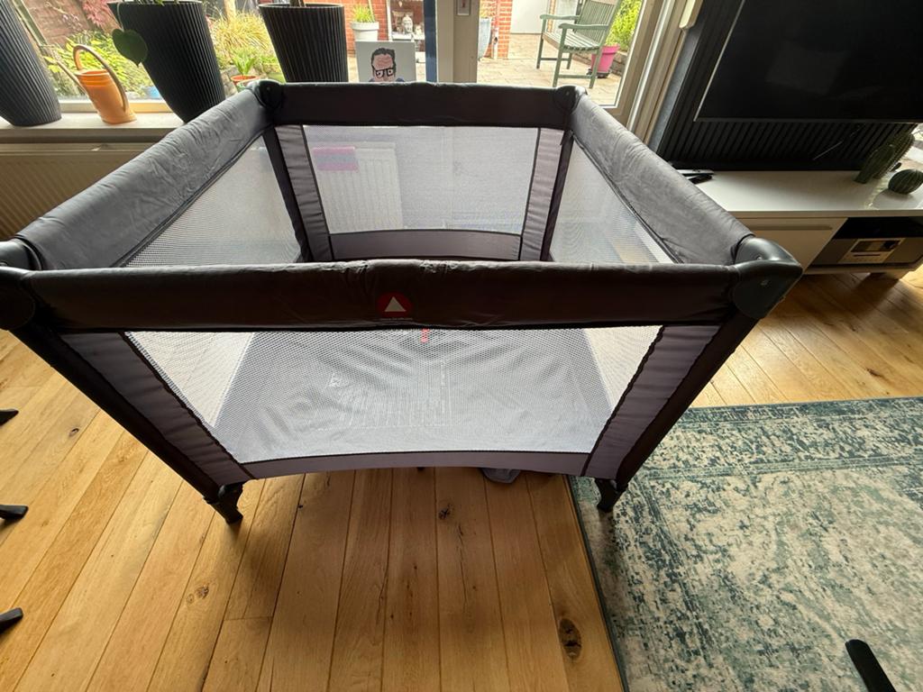 Topmark Inklapbare Baby Box met Matras en Soft Top, Ophalen, Zo goed als nieuw, Vierkant, In hoogte verstelbaar