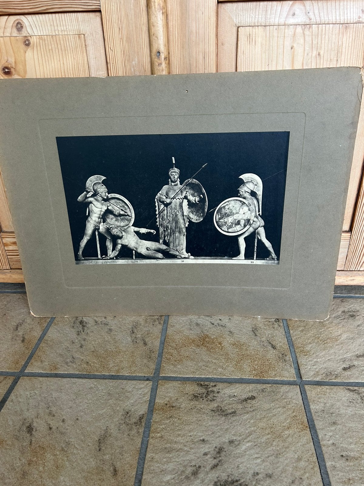 OUDE SCHOOLPLATEN VAN OUDE GRIEKSE EN ROMEINSE SCULPTUREN, Antiek en Kunst, Antiek | Schoolplaten, Ophalen of Verzenden, Geschiedenis
