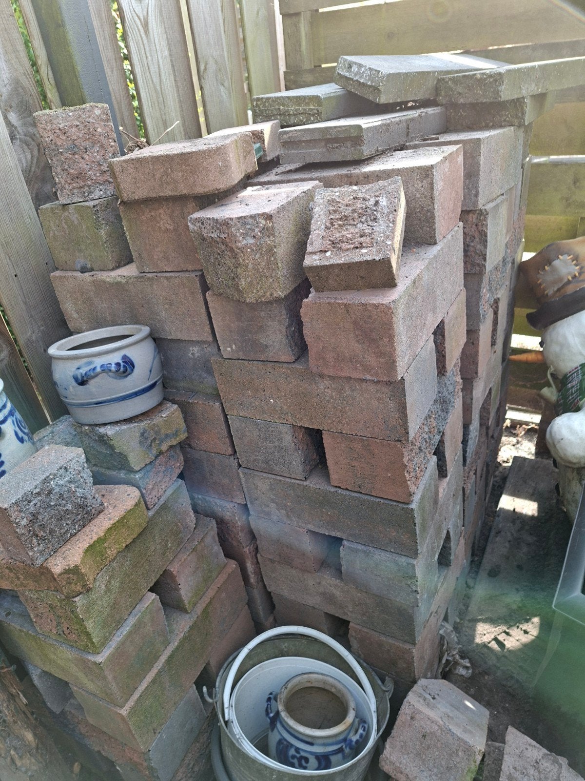 Stappel  blokken, Tuin en Terras, Ophalen, Minder dan 30 cm