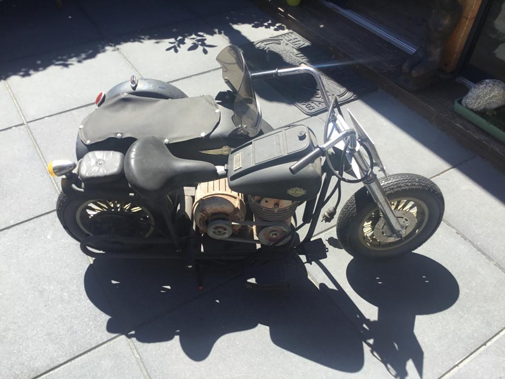 Feber kindermotor met zijspan, harley,mancave, Ophalen, Gebruikt, 0 cc, Overige typen