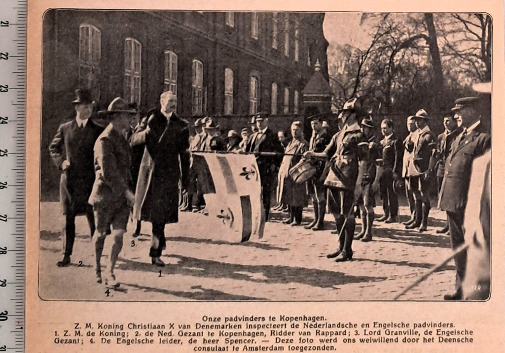 Scouting 1923; Nederlandse padvinders in Kopenhagen, Verzenden, Voor 1940, Gebruikt, Overige onderwerpen