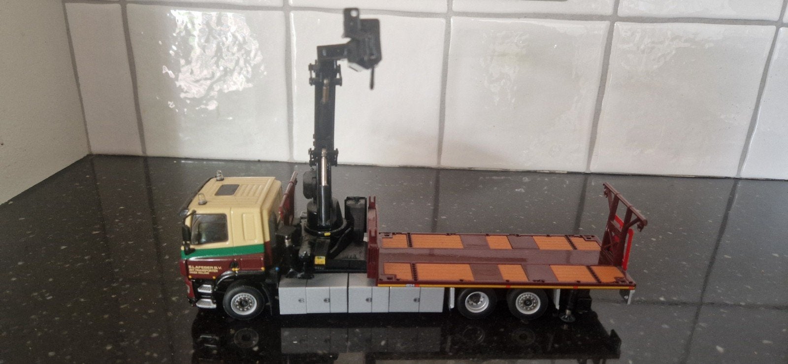 WSI Models Daf Kraanwagen Lafeberx1:50, Ophalen, Zo goed als nieuw, Bus of Vrachtwagen, Wsi