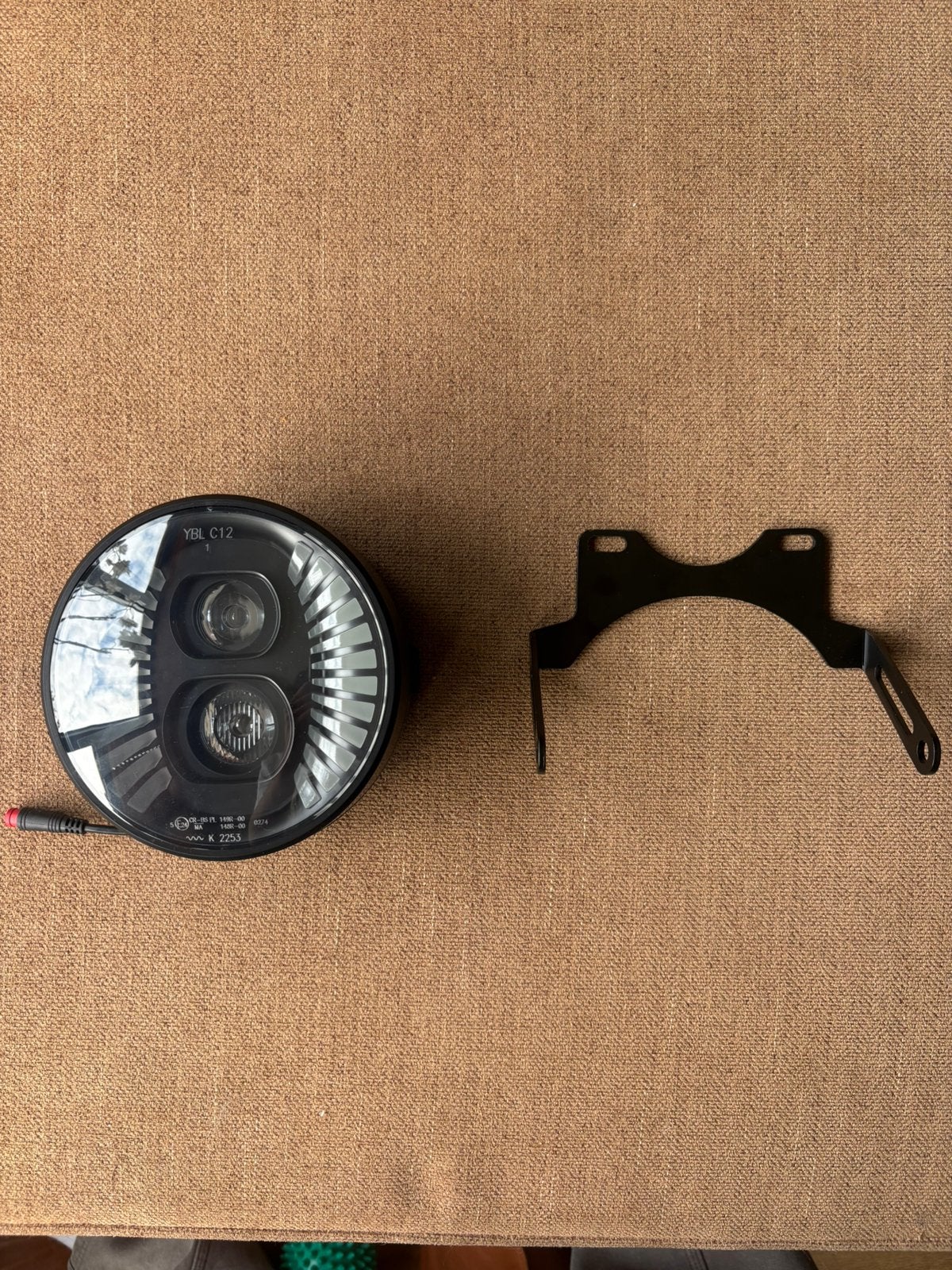 Koplamp Knaap (AMS/RTD) Rond + bracket, Waterbestendig, Voorlicht, Nieuw, Ophalen of Verzenden