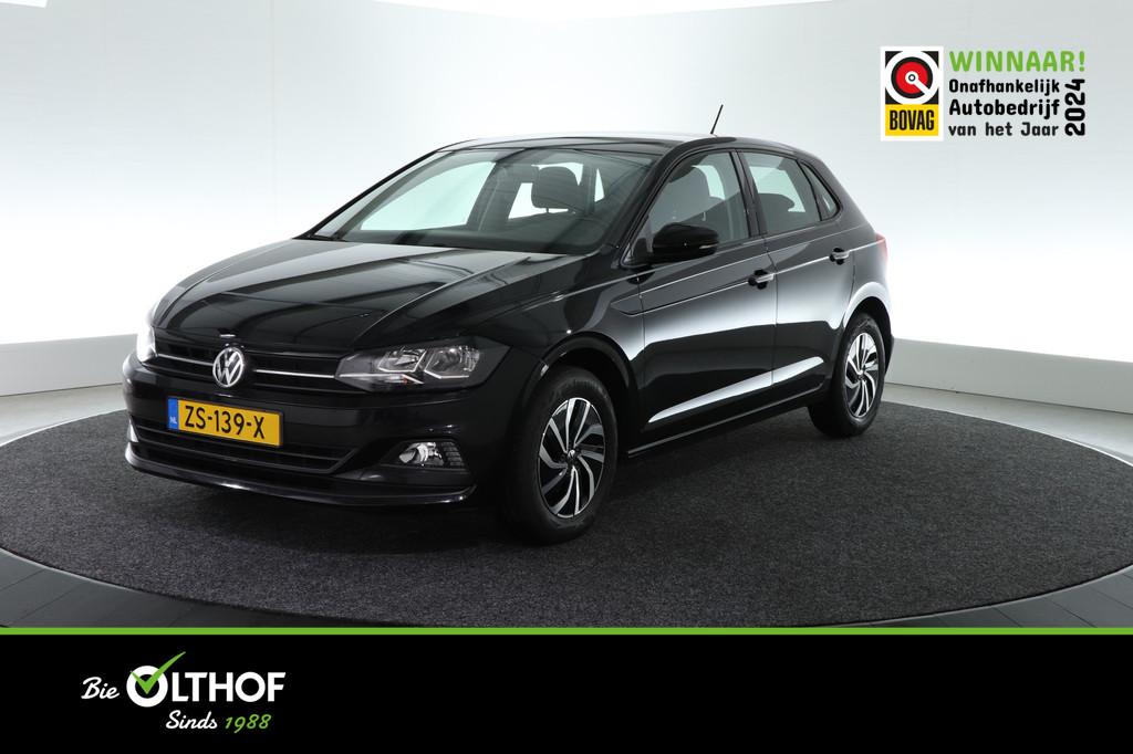 Volkswagen Polo 1.0 TSI Comfortline | CARPLAY | ADAP. CRUISE, Stof, Euro 6, 1045 kg, Zwart