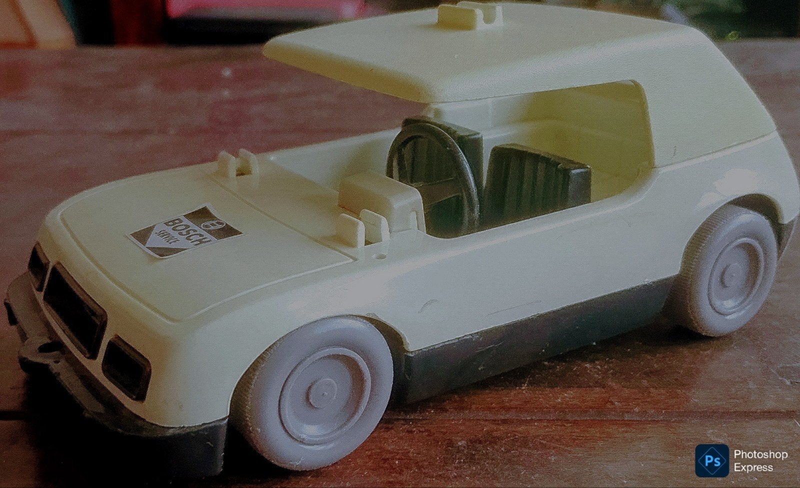 Playmobil Auto 1976 Wit Met Bosch Service Logo In Zak, Ophalen of Verzenden, Gebruikt, Losse onderdelen