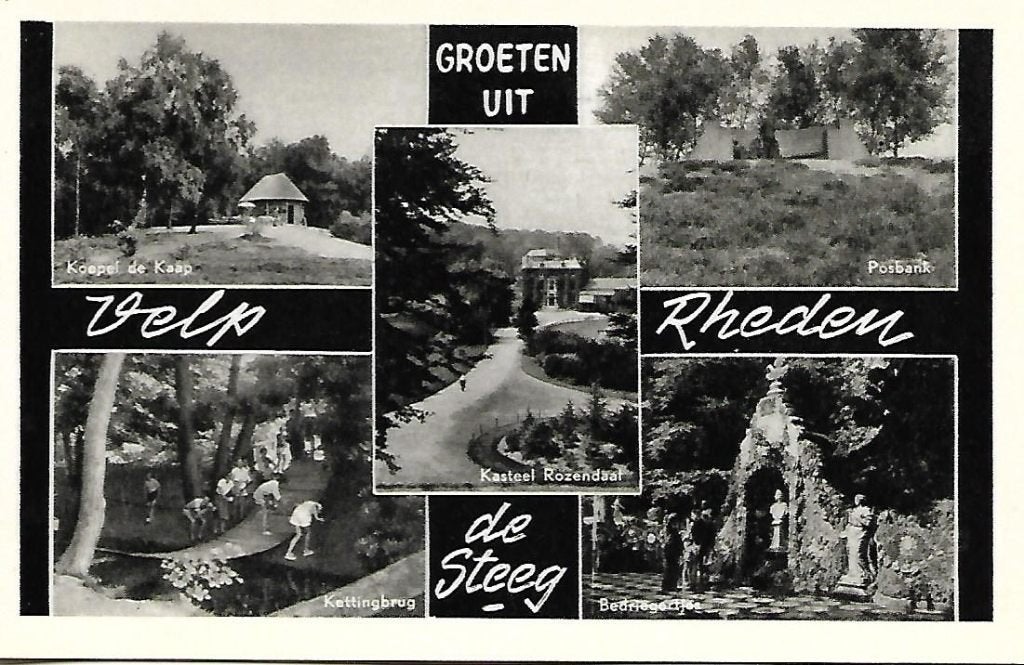 Velp, Rheden, De Steeg- -5-luik., Verzenden, 1960 tot 1980, Ongelopen, Gelderland