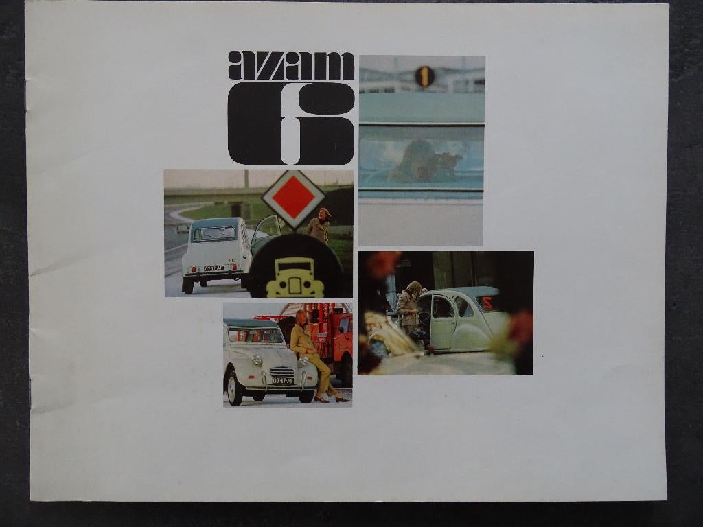 Citroën - Azam 6 / Afm. folder  27 x 21 cm, Onbekend, Ophalen of Verzenden, Zo goed als nieuw, Citroën