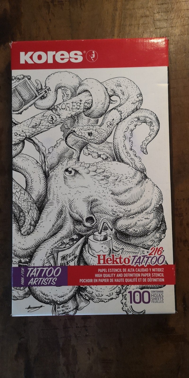 Kores Hekto Tattoo 216 Thermal Stencil Paper, Ophalen of Verzenden, Gebruikt, Overige typen