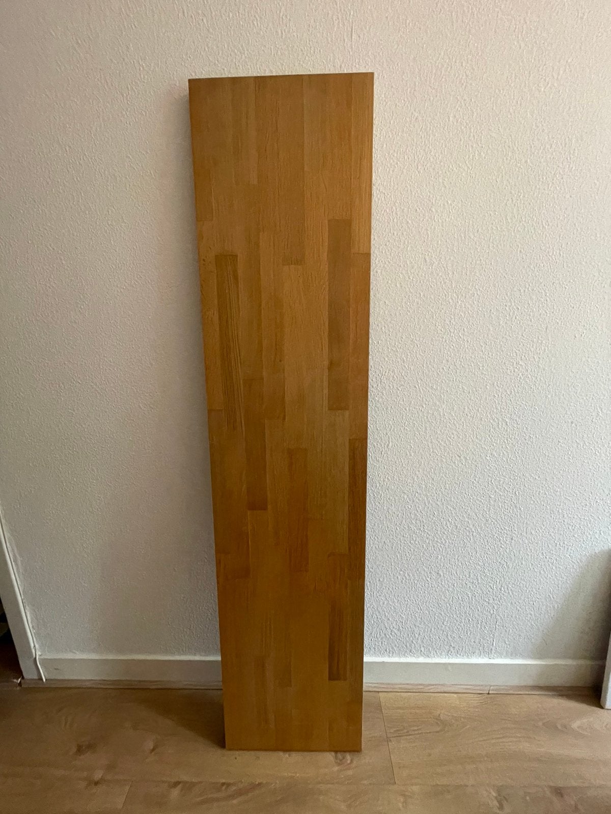 Houten plank voor op 3delige besta kast, Ophalen, Gebruikt