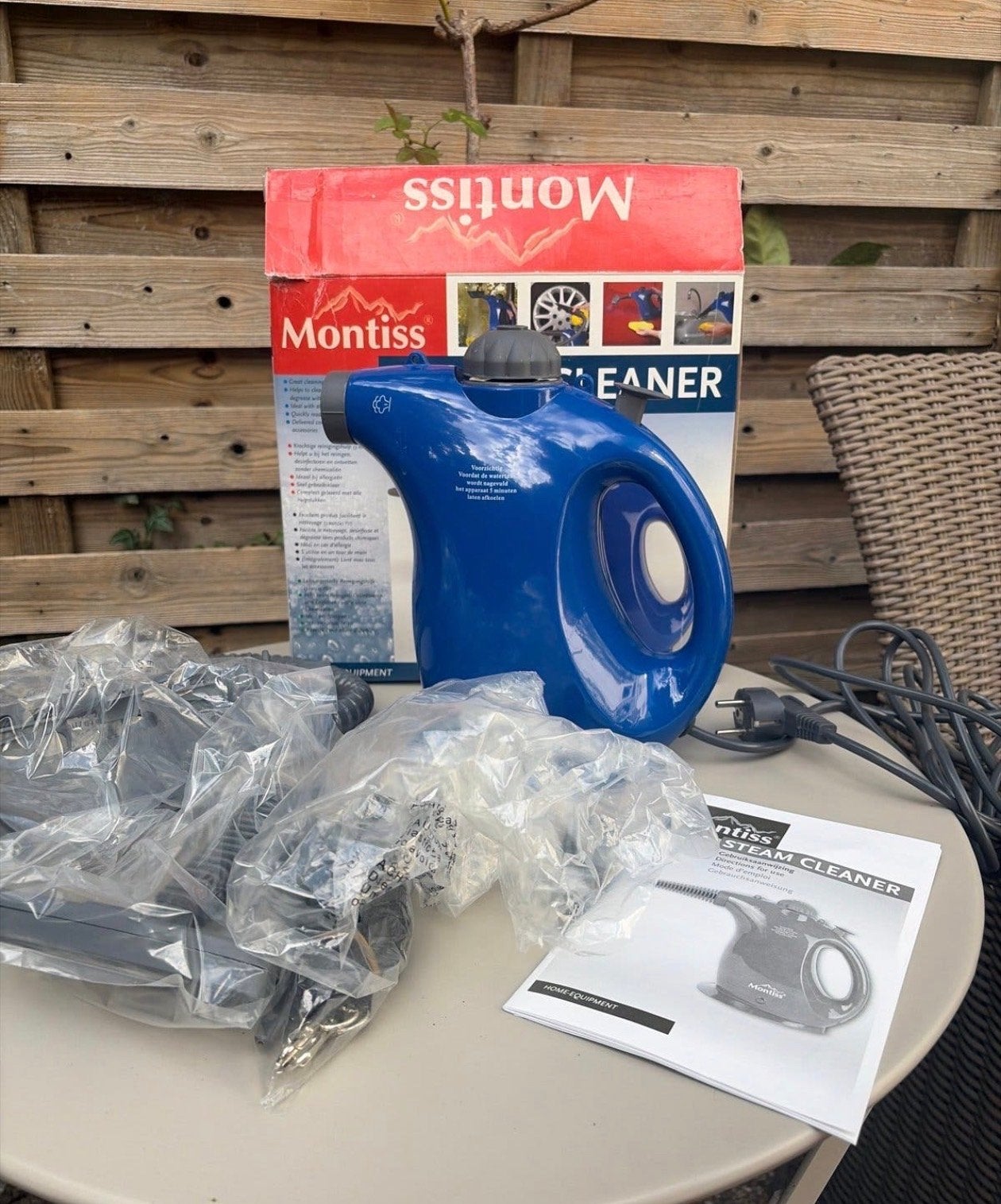 Nieuwe Montiss Stoomreiniger - Ongebruikt & Compleet, Witgoed en Apparatuur, Ophalen of Verzenden, Nieuw