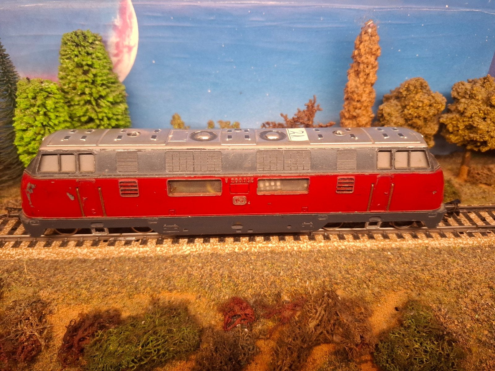 Marklin digitaal/analoog 3021, Hobby en Vrije tijd, Modeltreinen | H0, Wisselstroom, Gebruikt, Locomotief, Ophalen of Verzenden