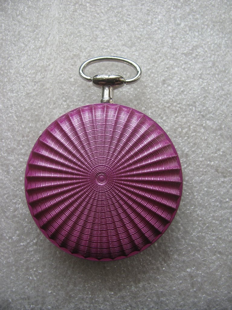Zakhorloge Doosje Met Roze Deksel - 4.5 cm, Verzenden