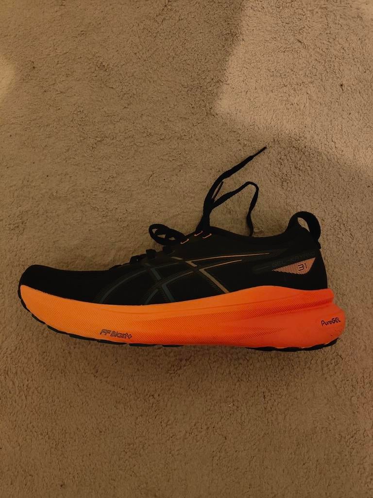 Asics Kayano maat 45, Sport en Fitness, Loopsport en Atletiek, Ophalen of Verzenden, Zo goed als nieuw, Hardloopschoenen, Asics