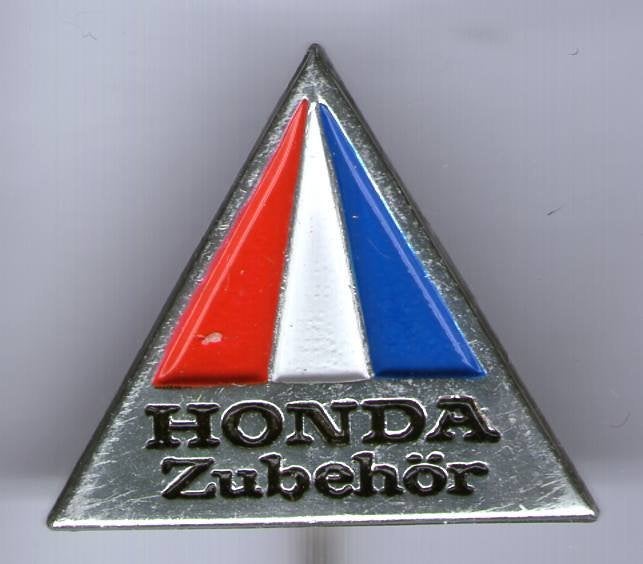 HONDA zubehör zilverkleurig auto speldje ( B_158), Ophalen of Verzenden, Zo goed als nieuw, Transport, Speldje of Pin